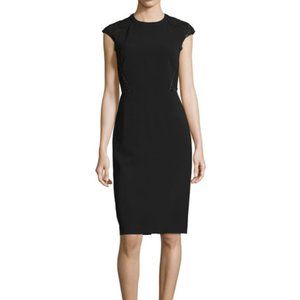 Lafayette 148 - Cap-Sleeve Sheath Dress - Size 12